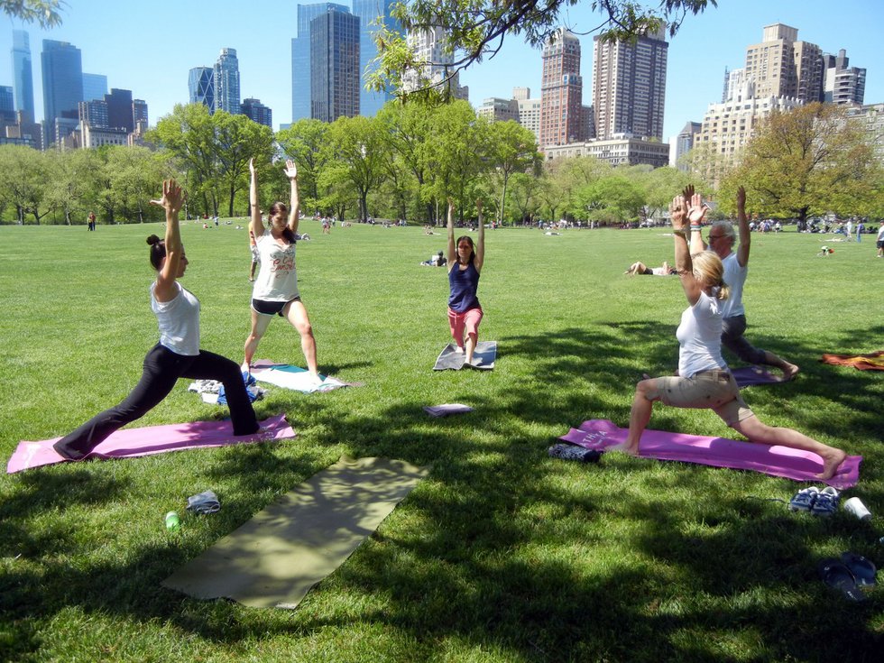 yoga tour central park